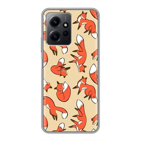 Чехол с принтом «Лисички» для Xiaomi Redmi Note 12 Чехол с принтом «Лисички» для Xiaomi Redmi Note 12