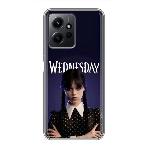 Чехол с принтом «Wednesday» для Xiaomi Redmi Note 12