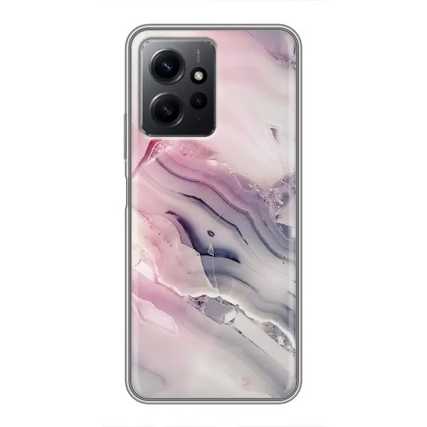 Чехол с принтом «Пурпурный Мрамор» для Xiaomi Redmi Note 12