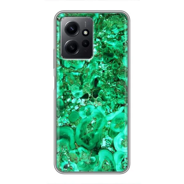 Чехол с принтом «Салатный Мрамор» для Xiaomi Redmi Note 12
