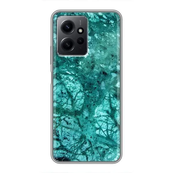 Чехол с принтом «Зеленый мрамор» для Xiaomi Redmi Note 12