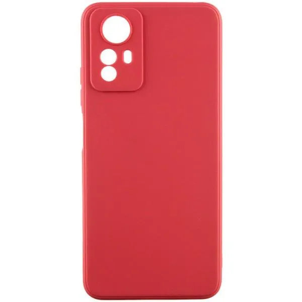 Силиконовый чехол Candy Full Camera для Xiaomi Redmi Note 12S — Красный — фото 1