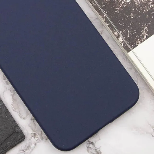 Чехол Silicone Cover Lakshmi Full Camera (AAA) для Xiaomi Redmi Note 12S — Темно-синий — фото 3