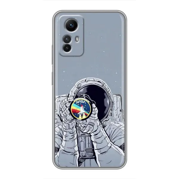 Чехол с принтом «Космонавт фото» для Xiaomi Redmi Note 12s Чехол с принтом «Космонавт фото» для Xiaomi Redmi Note 12s
