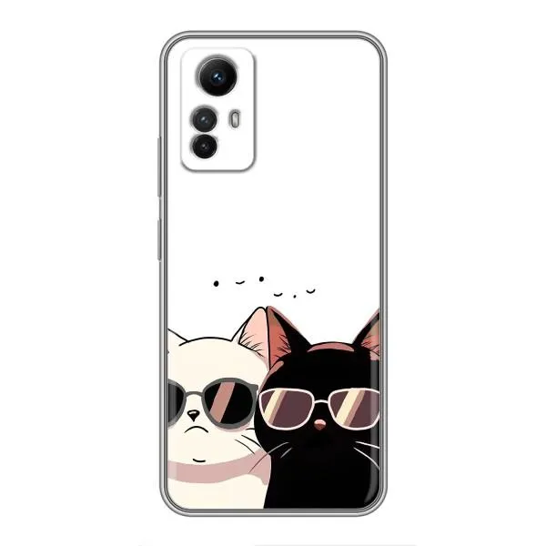 Чехол с принтом «Коты в очках» для Xiaomi Redmi Note 12s