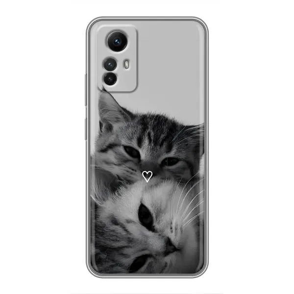 Чехол с принтом «Пара котов» для Xiaomi Redmi Note 12s