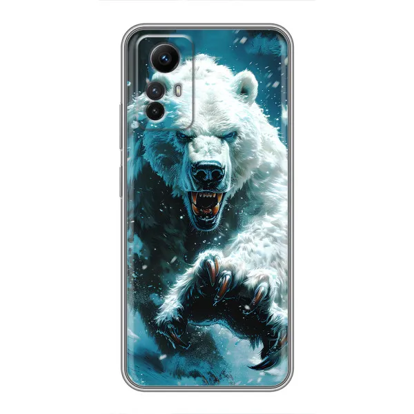 Чехол с принтом «Полярный медведь» для Xiaomi Redmi Note 12s