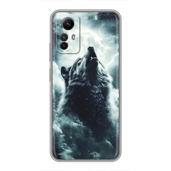 Чехол с принтом «Волк в облаках» для Xiaomi Redmi Note 12s