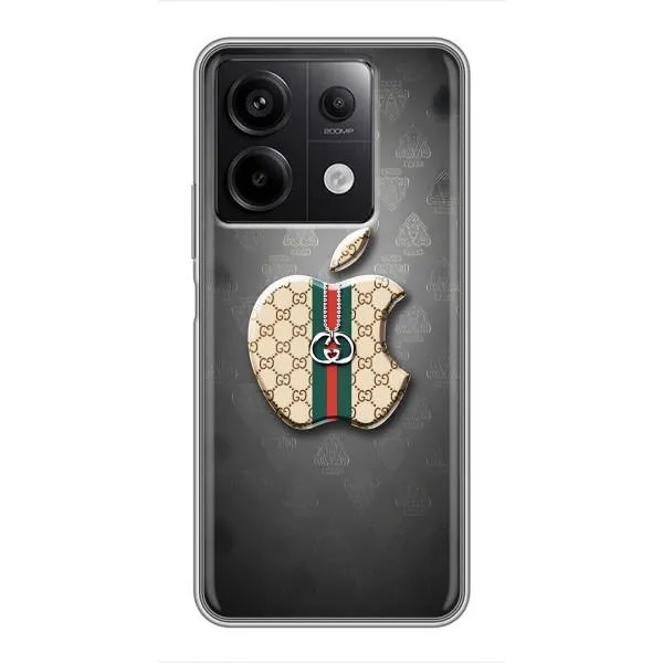 Чехол с принтом «Apple gucci» для Xiaomi Redmi Note 13 (5G)