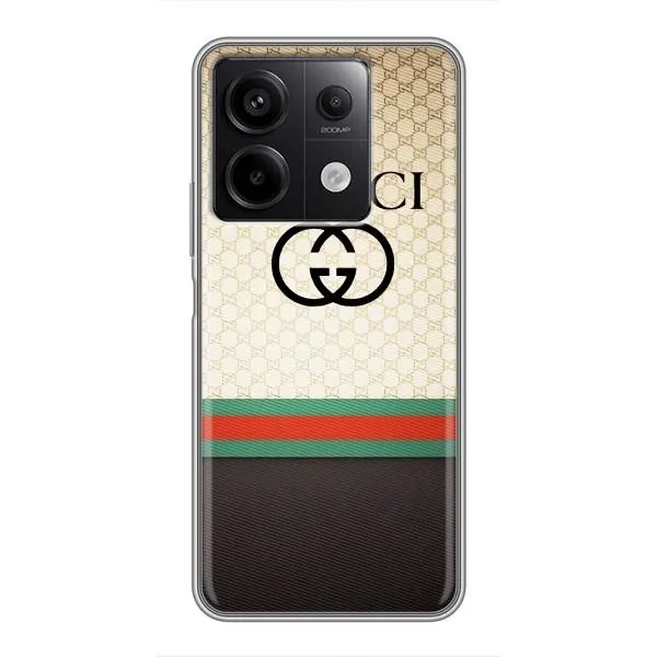 Чехол с принтом «GUCCI стиль» для Xiaomi Redmi Note 13 (5G)