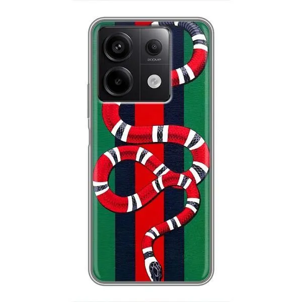 Чехол с принтом «Gucci змия» для Xiaomi Redmi Note 13 (5G)