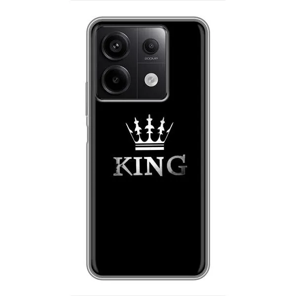 Чехол с принтом «KING» для Xiaomi Redmi Note 13 (5G) Чехол с принтом «KING» для Xiaomi Redmi Note 13 (5G)
