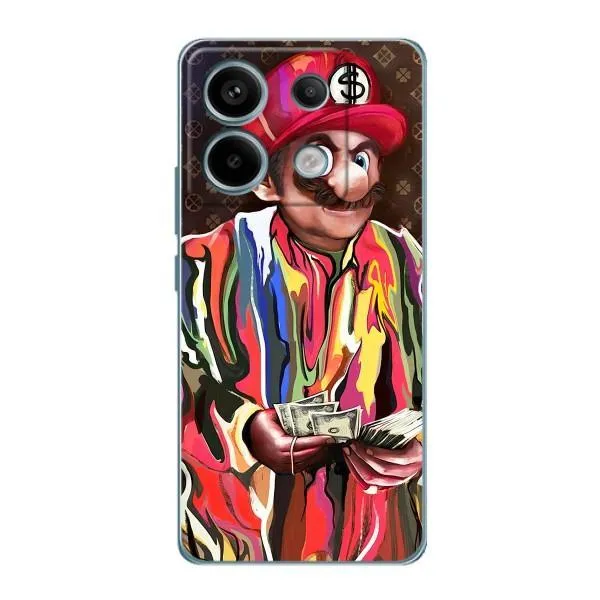 Чехол с принтом «Mario LV» для Xiaomi Redmi Note 13 Pro (5G)