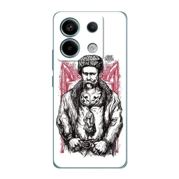 Чехол с принтом «Козак Шевченко» для Xiaomi Redmi Note 13 Pro (5G) Чехол с принтом «Козак Шевченко» для Xiaomi Redmi Note 13 Pro (5G)