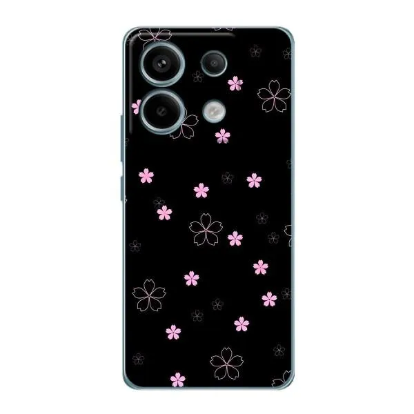 Чехол с принтом «Розовые цветы на черном» для Xiaomi Redmi Note 13 Pro (5G) Чехол с принтом «Розовые цветы на черном» для Xiaomi Redmi Note 13 Pro (5G)