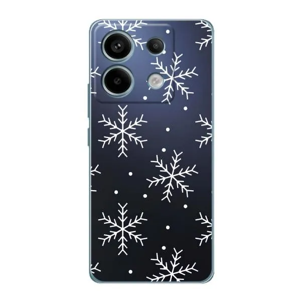 Чехол с принтом «Белые снежинки» для Xiaomi Redmi Note 13 Pro (5G) Чехол с принтом «Белые снежинки» для Xiaomi Redmi Note 13 Pro (5G)