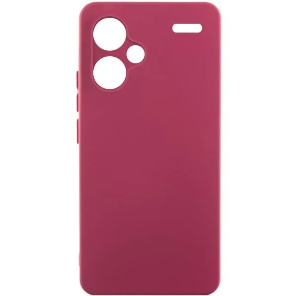 Чехол Silicone Cover Lakshmi Full Camera (A) для Xiaomi Redmi Note 13 Pro+ — Бордовый — фото 1 Чехол Silicone Cover Lakshmi Full Camera (A) для Xiaomi Redmi Note 13 Pro+ — Бордовый — фото 1