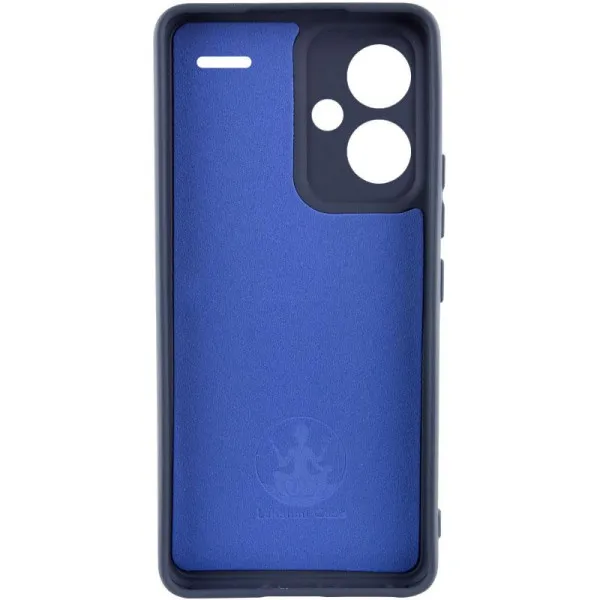 Чехол Silicone Cover Ummi Lakshmi Full Camera (AA) для Xiaomi Redmi Note 13 Pro+ — Синий — фото 2