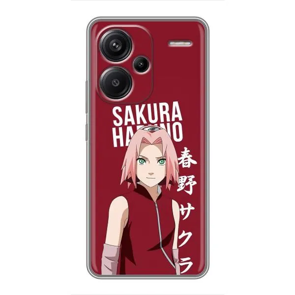 Чехол с принтом «Аниме Сакура» для Xiaomi Redmi Note 13 Pro Plus