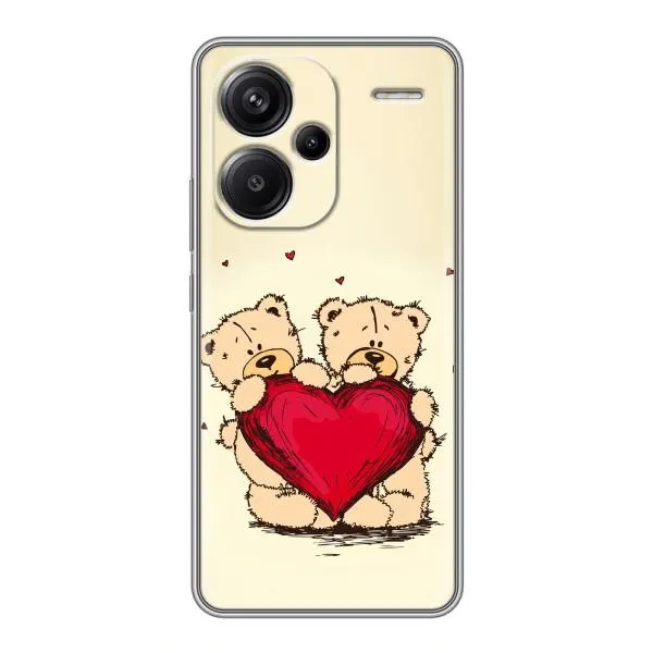 Чехол с принтом «Медвежонки» для Xiaomi Redmi Note 13 Pro Plus