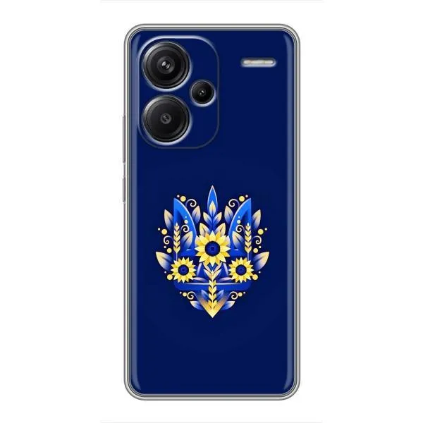 Чехол с принтом «Цветочный Герб» для Xiaomi Redmi Note 13 Pro Plus