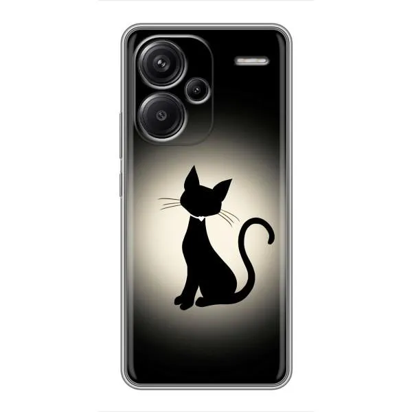 Чехол с принтом «Силуэт котика» для Xiaomi Redmi Note 13 Pro Plus Чехол с принтом «Силуэт котика» для Xiaomi Redmi Note 13 Pro Plus