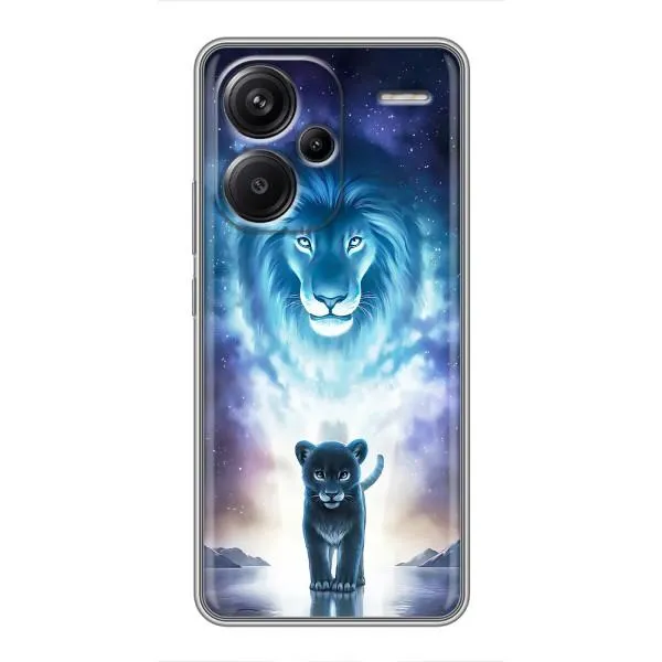 Чехол с принтом «Маленький лев» для Xiaomi Redmi Note 13 Pro Plus