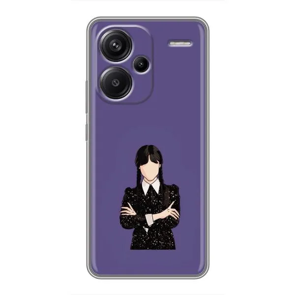Чехол с принтом «Уэнздей в черном» для Xiaomi Redmi Note 13 Pro Plus