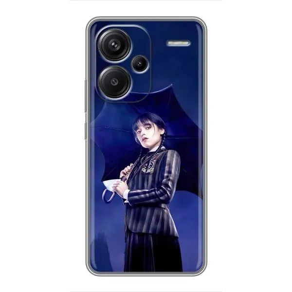 Чехол с принтом «Уэнздей с зонтом» для Xiaomi Redmi Note 13 Pro Plus