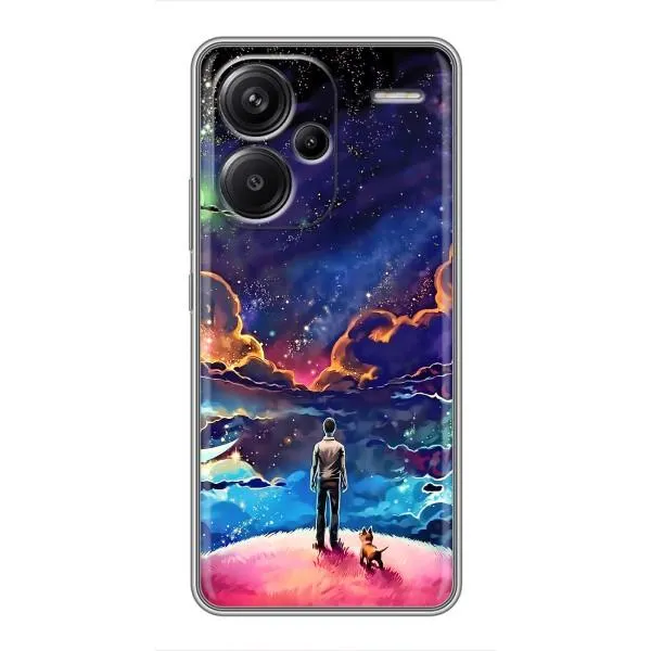 Чехол с принтом «Галактический вид» для Xiaomi Redmi Note 13 Pro Plus