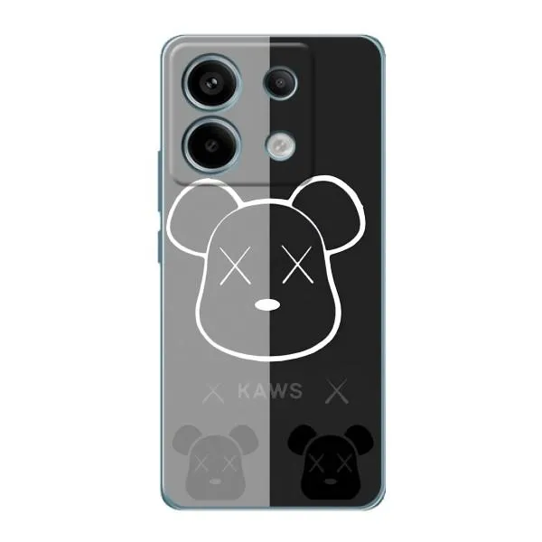 Чехол с принтом «БеарБрик глаза» для Xiaomi Redmi Note 13 Pro