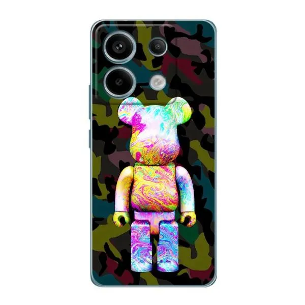 Чехол с принтом «Яркий Bearbrick» для Xiaomi Redmi Note 13 Pro