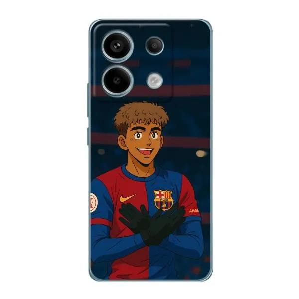 Чехол с принтом «Футболист Ямаль» для Xiaomi Redmi Note 13 Pro Чехол с принтом «Футболист Ямаль» для Xiaomi Redmi Note 13 Pro