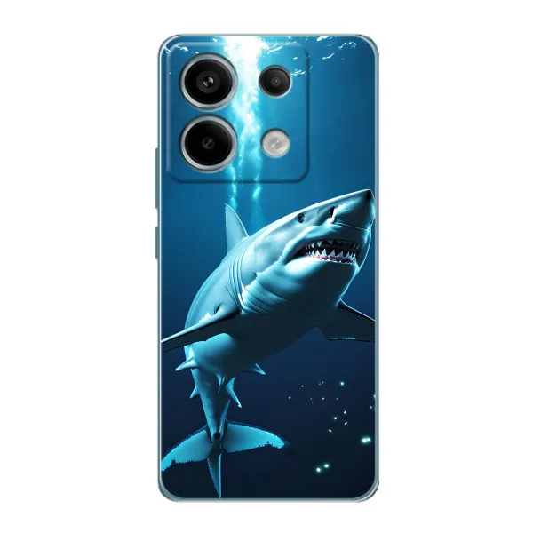 Чехол с принтом «Акула под водой» для Xiaomi Redmi Note 13 Pro