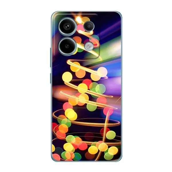 Чехол с принтом «Елка с гирлянд» для Xiaomi Redmi Note 13 Pro