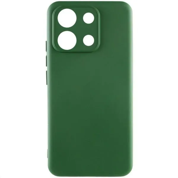 Чехол TPU GETMAN Liquid Silk Full Camera для Xiaomi Redmi Note 13 4G — Зеленый — фото 4 Чехол TPU GETMAN Liquid Silk Full Camera для Xiaomi Redmi Note 13 4G — Зеленый — фото 4