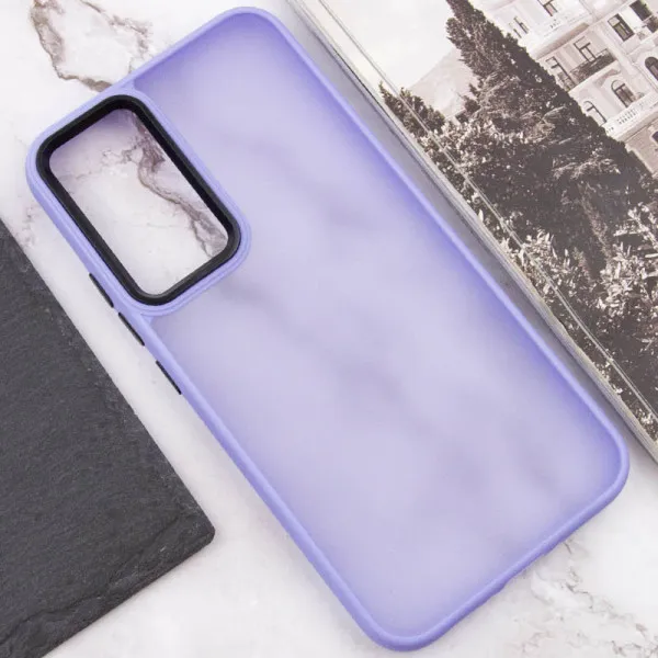 Чехол TPU+PC Lyon Frosted для Xiaomi Redmi Note 13 4G — Фиолетовый — фото 4 Чехол TPU+PC Lyon Frosted для Xiaomi Redmi Note 13 4G — Фиолетовый — фото 4