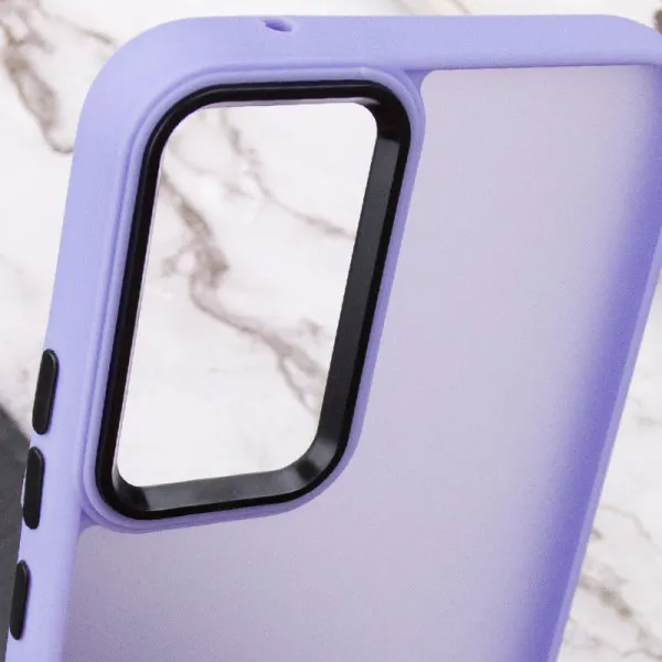 Чехол TPU+PC Lyon Frosted для Xiaomi Redmi Note 13 4G — Фиолетовый — фото 5 Чехол TPU+PC Lyon Frosted для Xiaomi Redmi Note 13 4G — Фиолетовый — фото 5