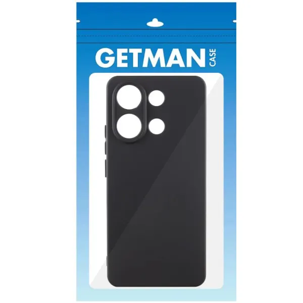 Чохол TPU GETMAN Liquid Silk Full Camera для Xiaomi Redmi Note 13 4G — Чорний — фото 5