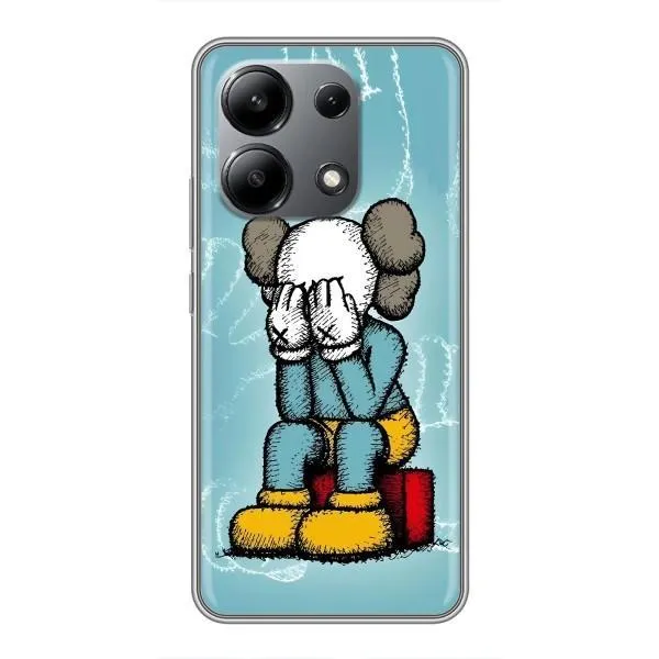 Чехол с принтом «Плач Bearbrick» для Xiaomi Redmi Note 13 (4G)