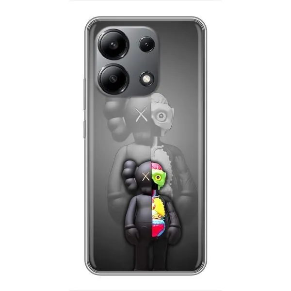 Чехол с принтом «Тело Bearbrick» для Xiaomi Redmi Note 13 (4G)