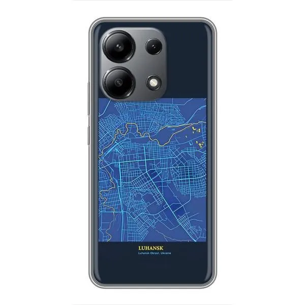 Чехол с принтом «Гуганск» для Xiaomi Redmi Note 13 (4G)