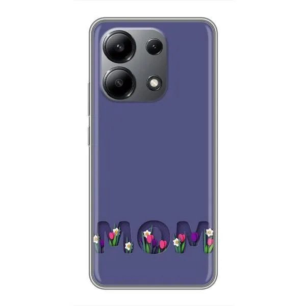 Чехол с принтом «Мама в цветах» для Xiaomi Redmi Note 13 (4G)