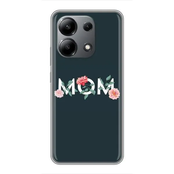 Чехол с принтом «Mom дизайн» для Xiaomi Redmi Note 13 (4G)