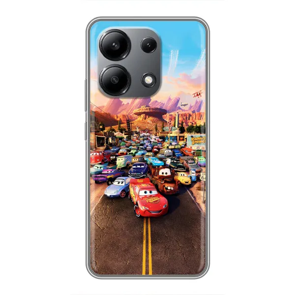 Чехол с принтом «Тачки на трассе» для Xiaomi Redmi Note 13 (4G) Чехол с принтом «Тачки на трассе» для Xiaomi Redmi Note 13 (4G)