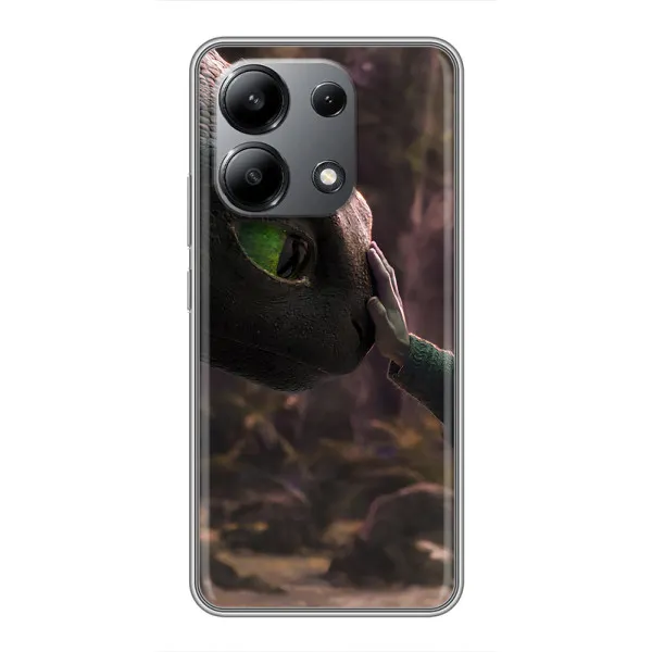 Чехол с принтом «Сцена с драконом» для Xiaomi Redmi Note 13 (4G)