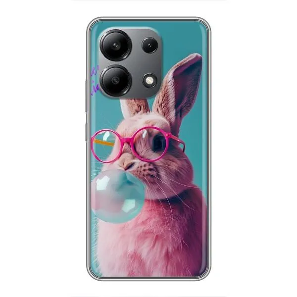 Чехол с принтом «Кролик в очках» для Xiaomi Redmi Note 13 (4G) Чехол с принтом «Кролик в очках» для Xiaomi Redmi Note 13 (4G)