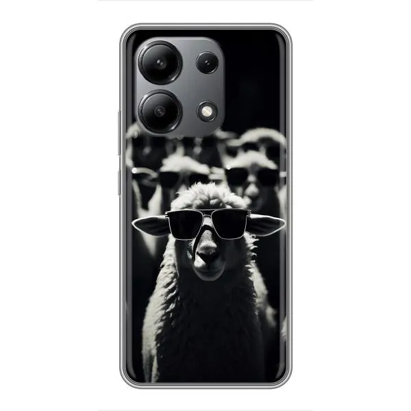 Чехол с принтом «Овечка в очках» для Xiaomi Redmi Note 13 (4G) Чехол с принтом «Овечка в очках» для Xiaomi Redmi Note 13 (4G)