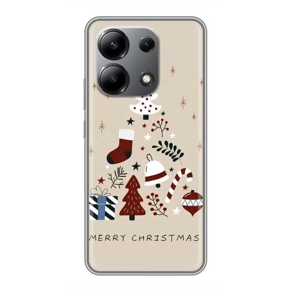 Чехол с принтом «Merry Christmas» для Xiaomi Redmi Note 13 (4G) Чехол с принтом «Merry Christmas» для Xiaomi Redmi Note 13 (4G)