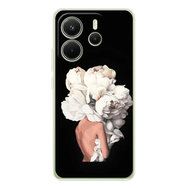 Чехол с принтом «Белые цветы» для Xiaomi Redmi Note 14 4G (Global) Чехол с принтом «Белые цветы» для Xiaomi Redmi Note 14 4G (Global)